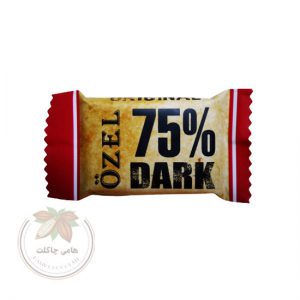شکلات تلخ 75 درصد کرال